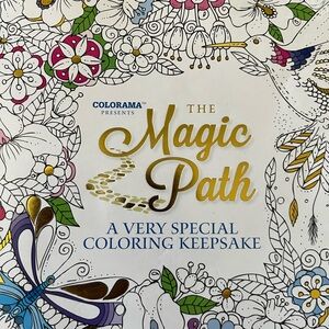 Colorama Magic Path Coloring Book, Create Beautiful Pencil Art